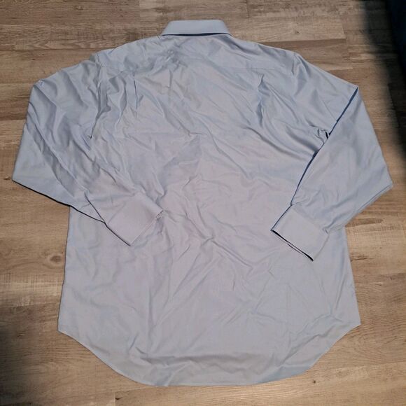 Charles Tyrwhitt Dress Shirt Non Iron Classic Fit Blue Men's 17/36 - Picture 2 of 11